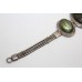 Bracelet Silver Sterling 925 Jewelry Labradorite Gem Stone Unisex Handmade A989